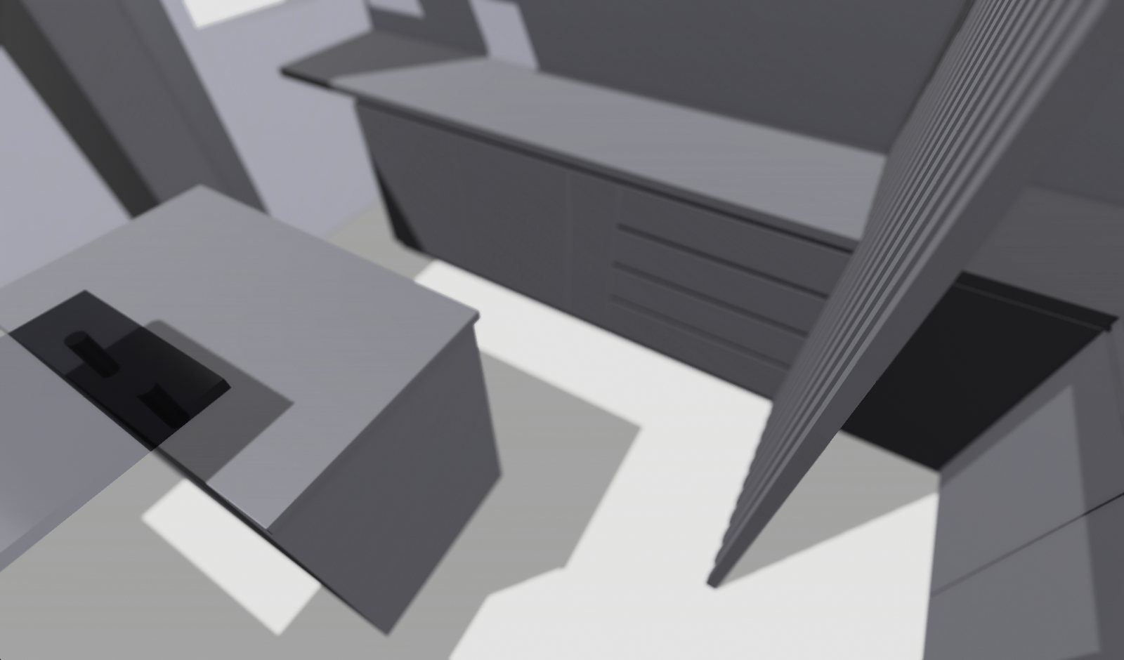 3D study from above the island
