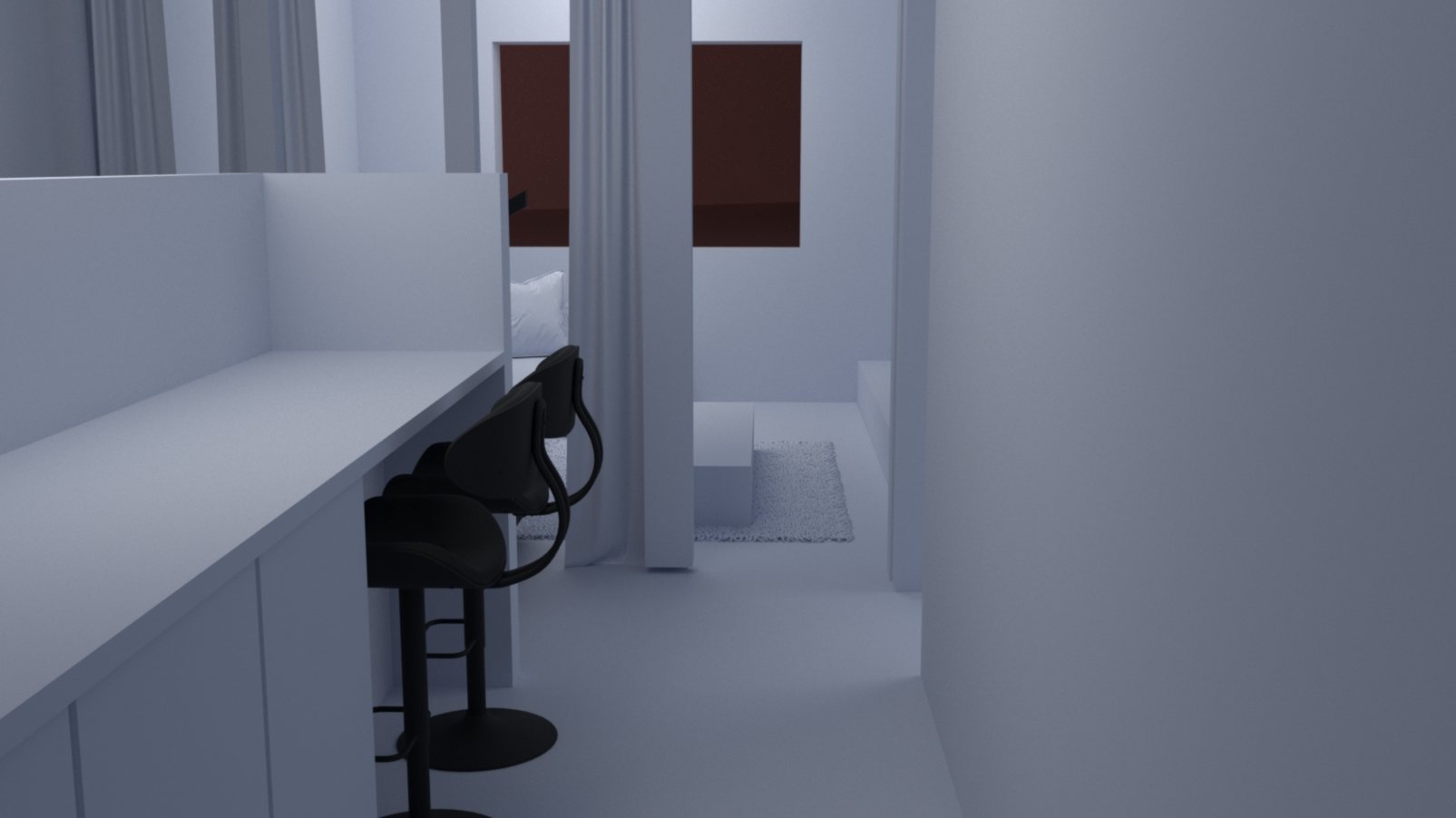 First floor: Corridor towards the arches